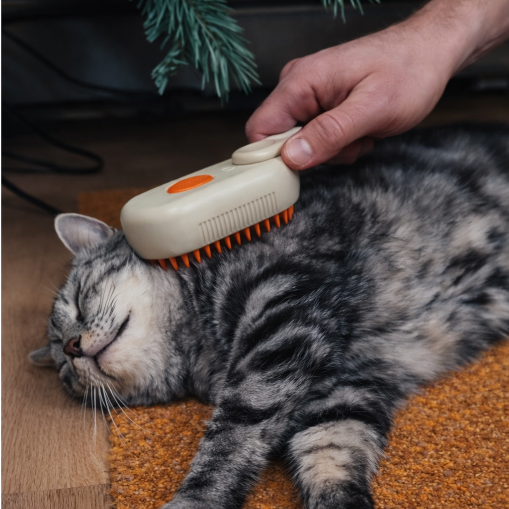 LuxePet FellPro™ – 3-in-1 Dampfbürste