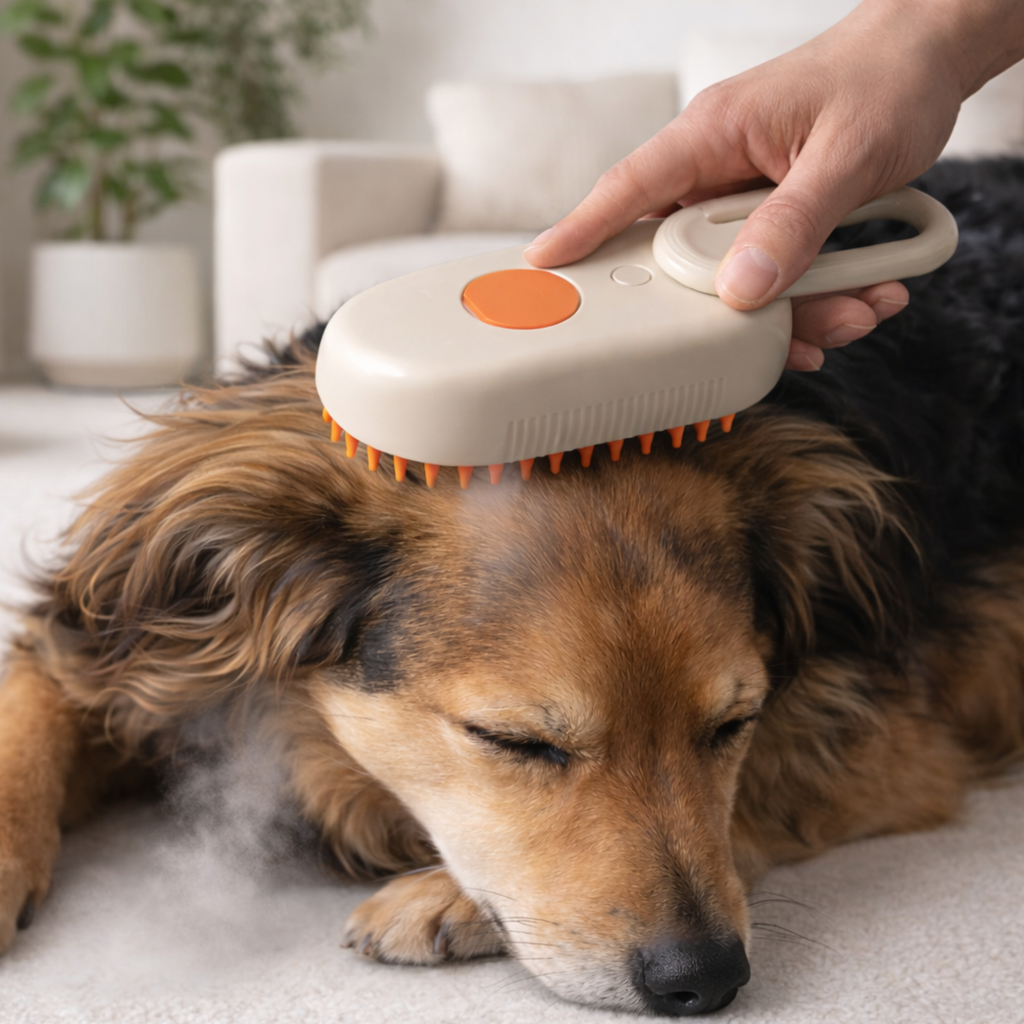 LuxePet FellPro™ – 3-in-1 Dampfbürste